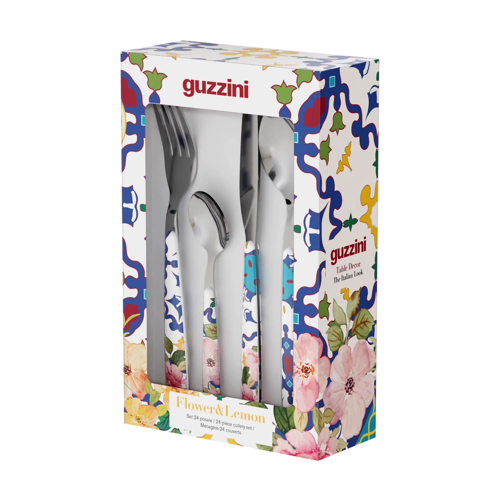 24-PIECE CUTLERY SET ''FLOWER&LEMON" - Image 3