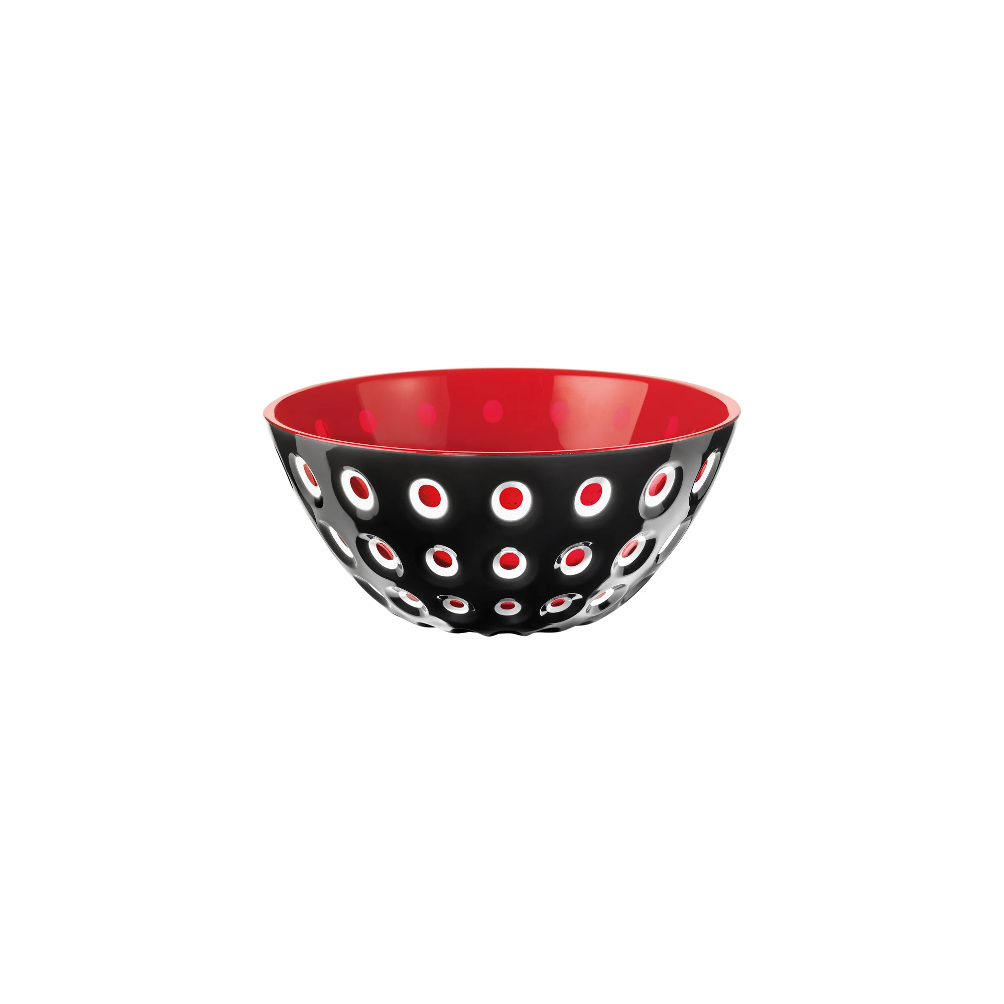 BOWL "LE MURRINE" Black/White/Transparent red - Image 4