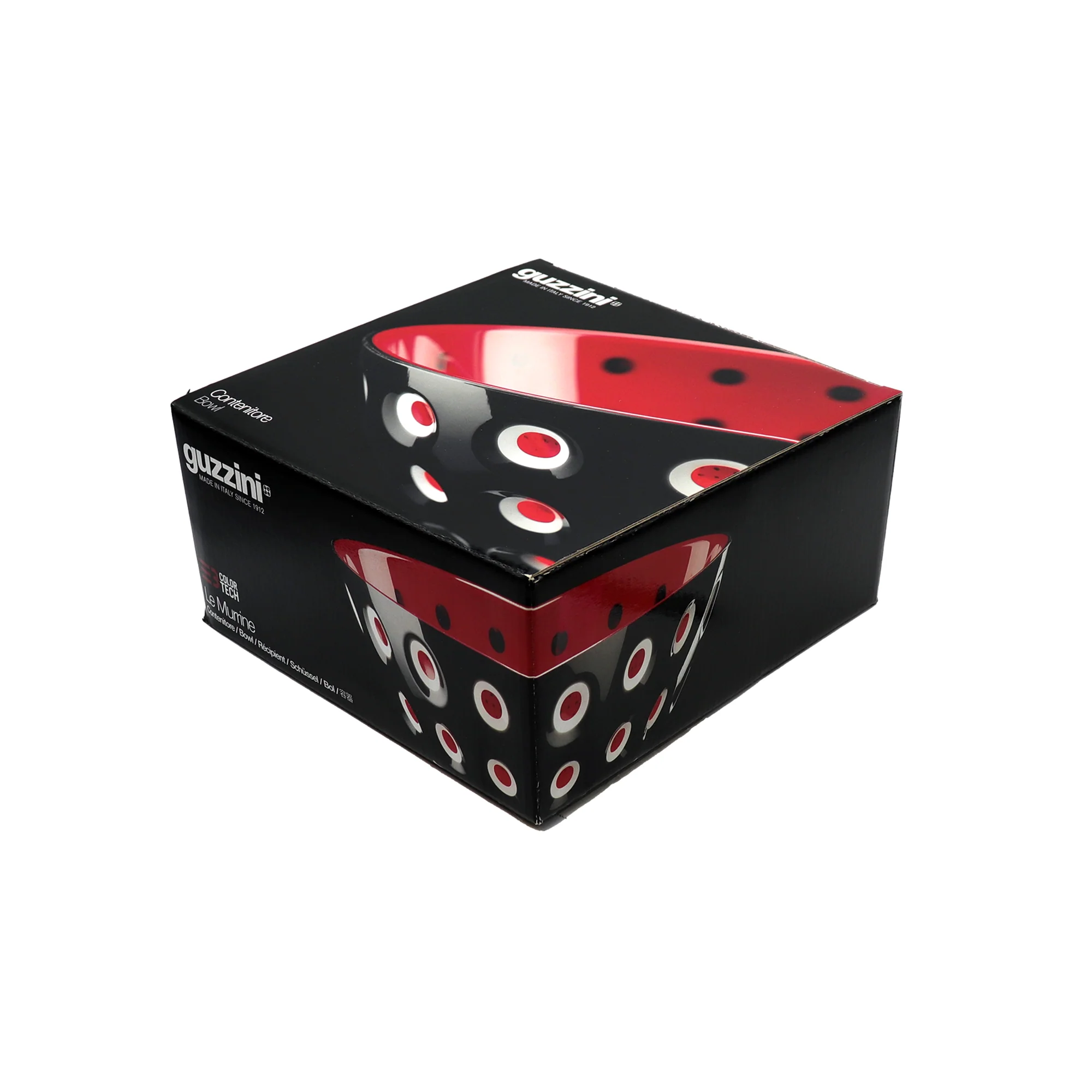 BOWL "LE MURRINE" Black/White/Transparent red - Image 7