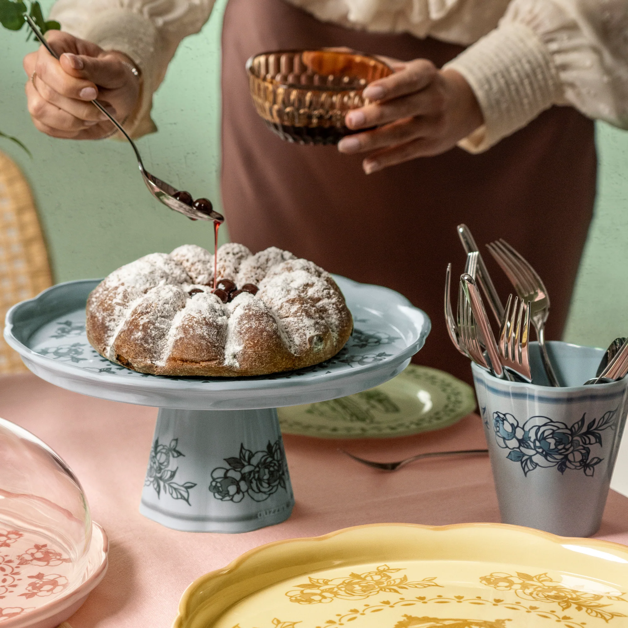 CAKE STAND WITH DOME "JOSEPHINE" - Image 3