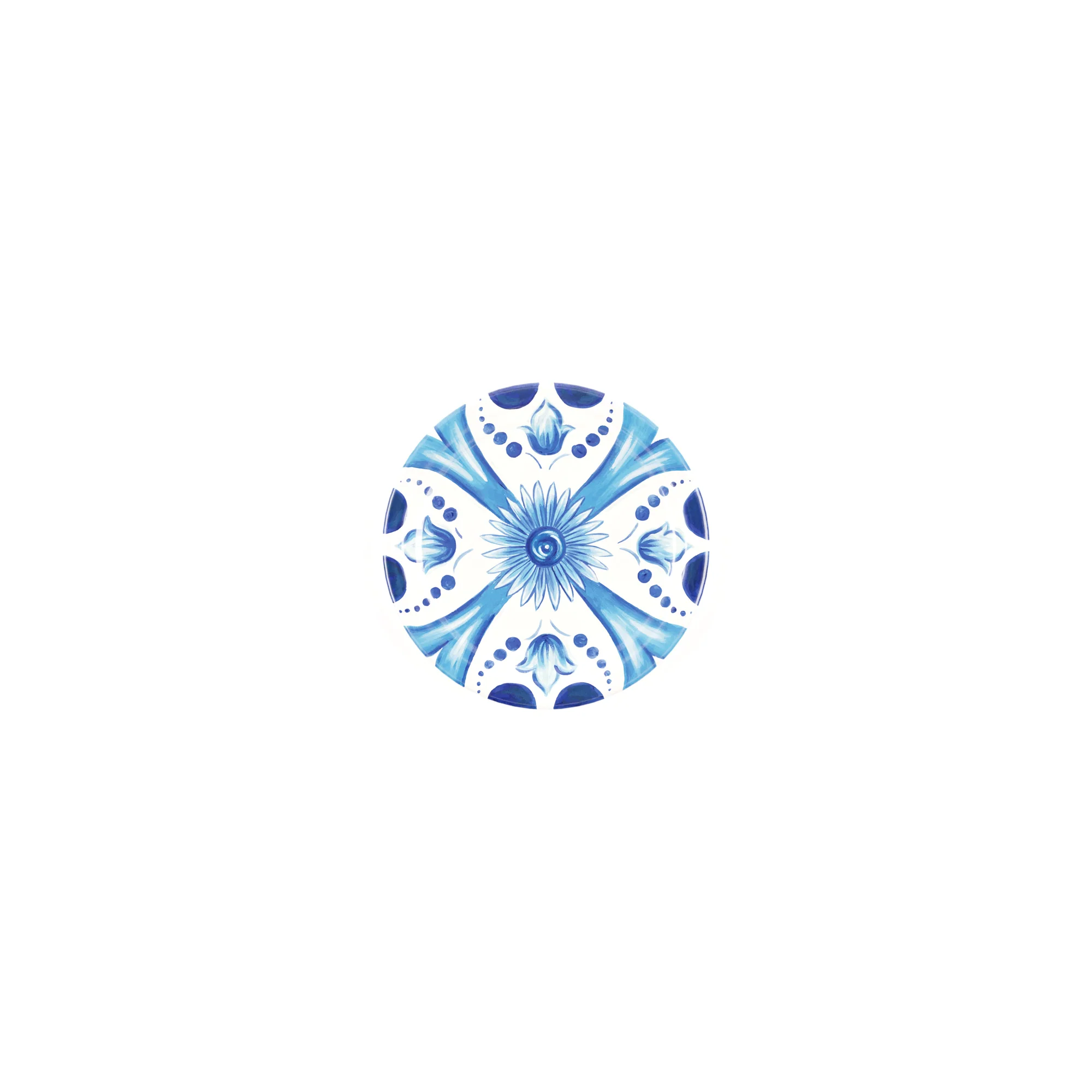 DESSERT PLATE "BLUES" - Image 4
