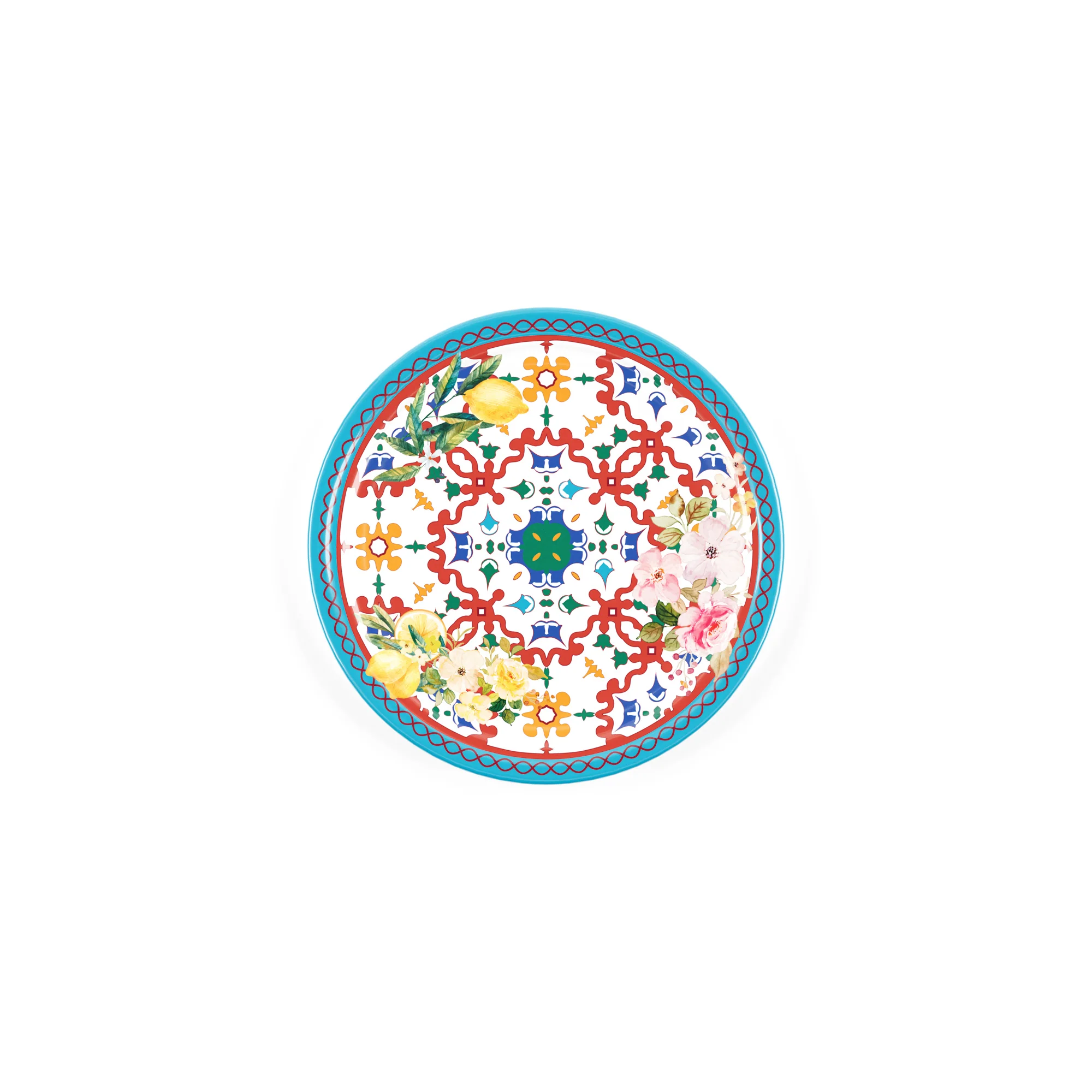 DINNER PLATE ''FLOWER&LEMON'' - Image 4