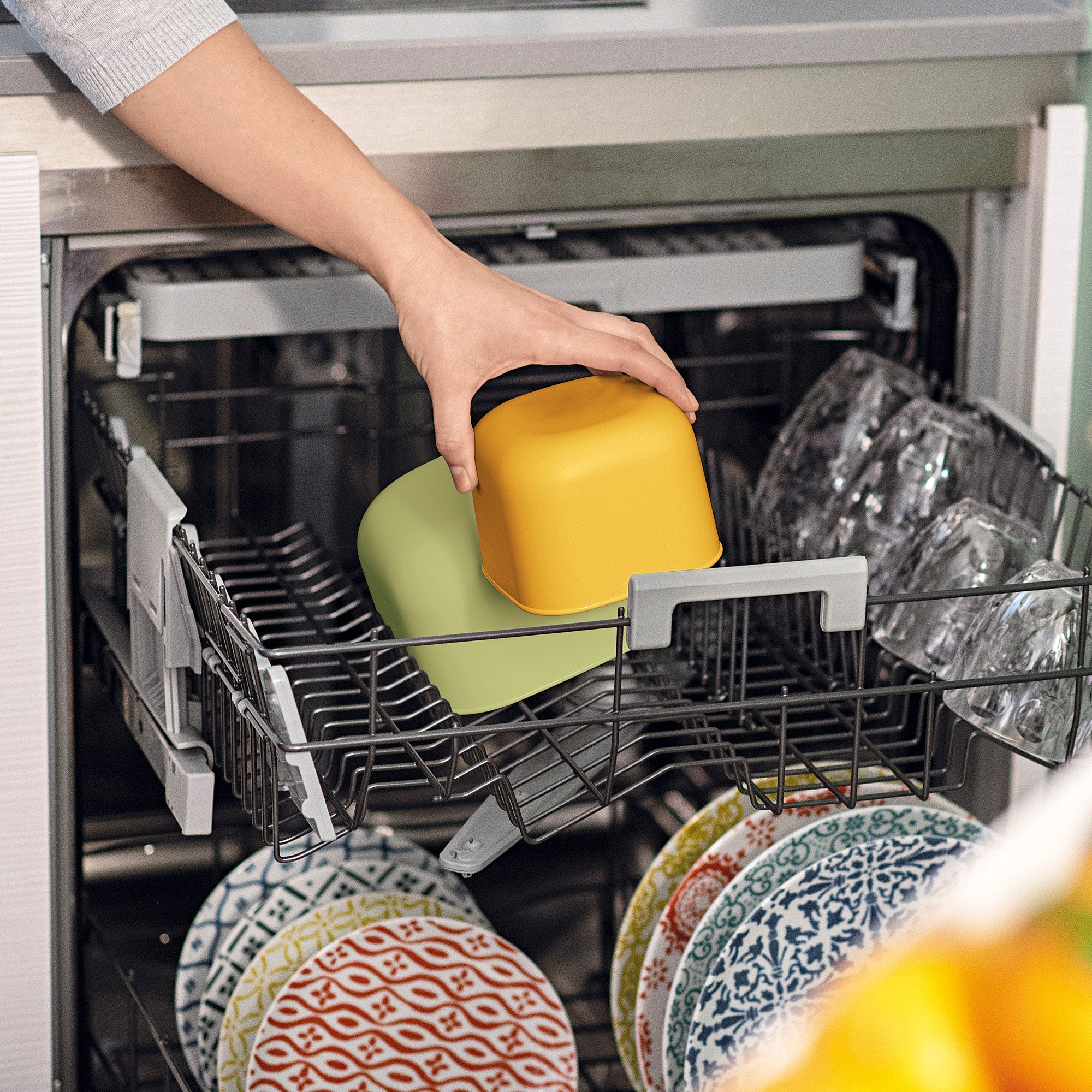 SET 3 SHALLOW CONTAINERS 'STORE&MORE BIO' "FOOD STORAGE" - Image 8