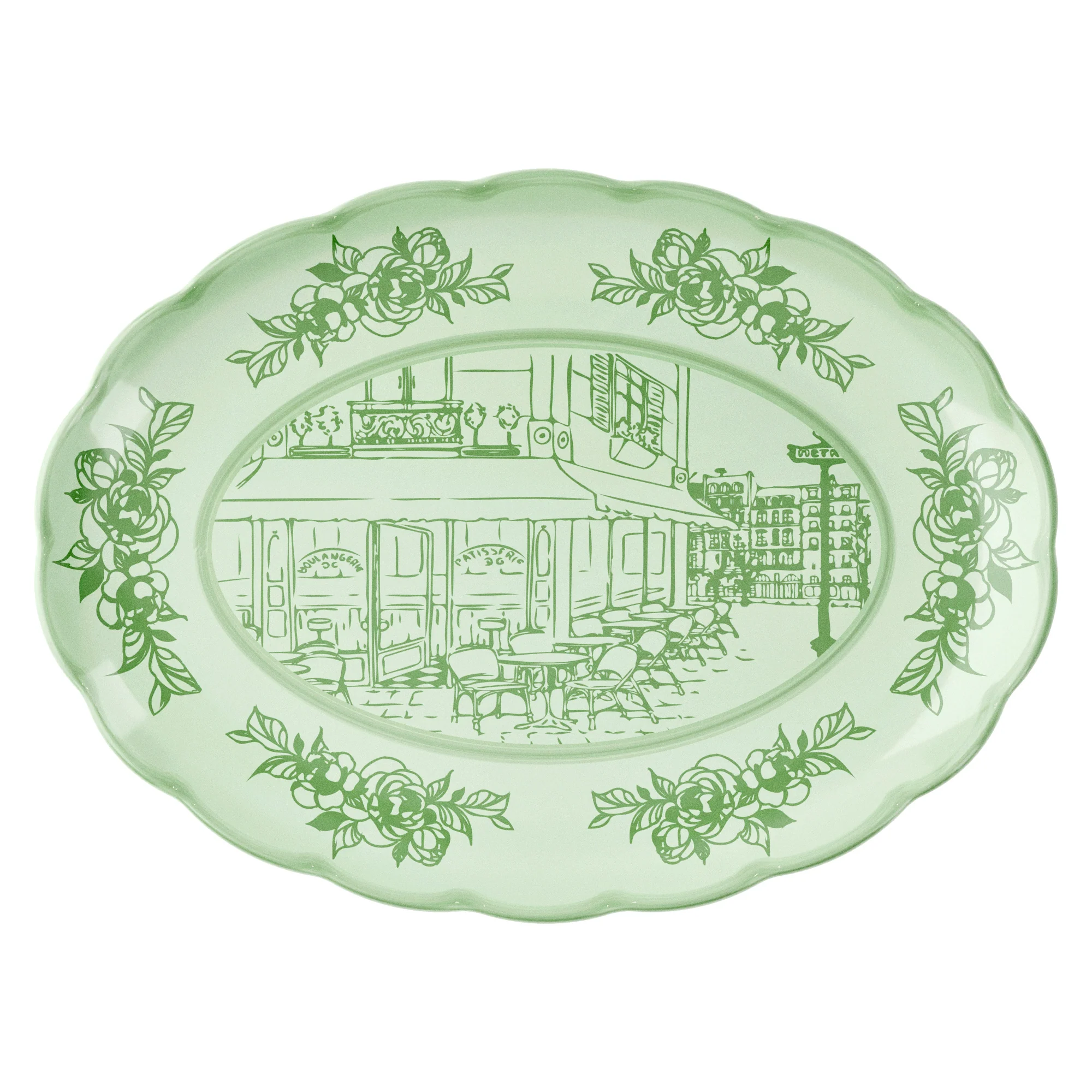 LARGE OVAL SERVING DISH "JOSEPHINE" - Image 3