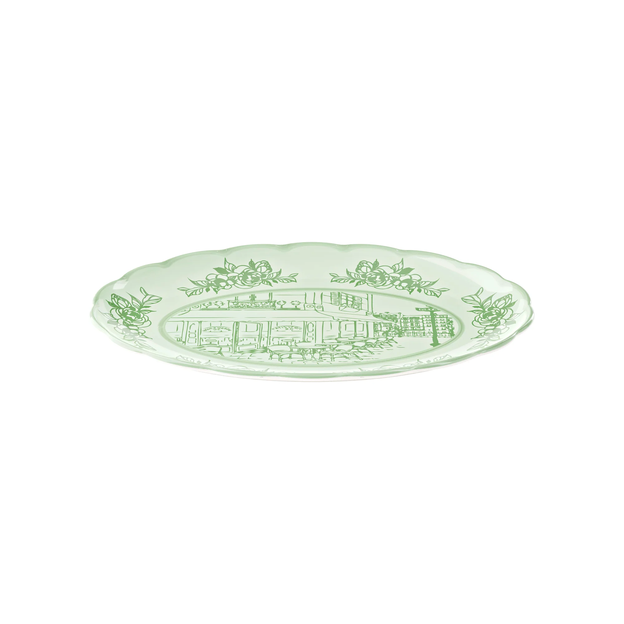 LARGE OVAL SERVING DISH "JOSEPHINE" - Image 4