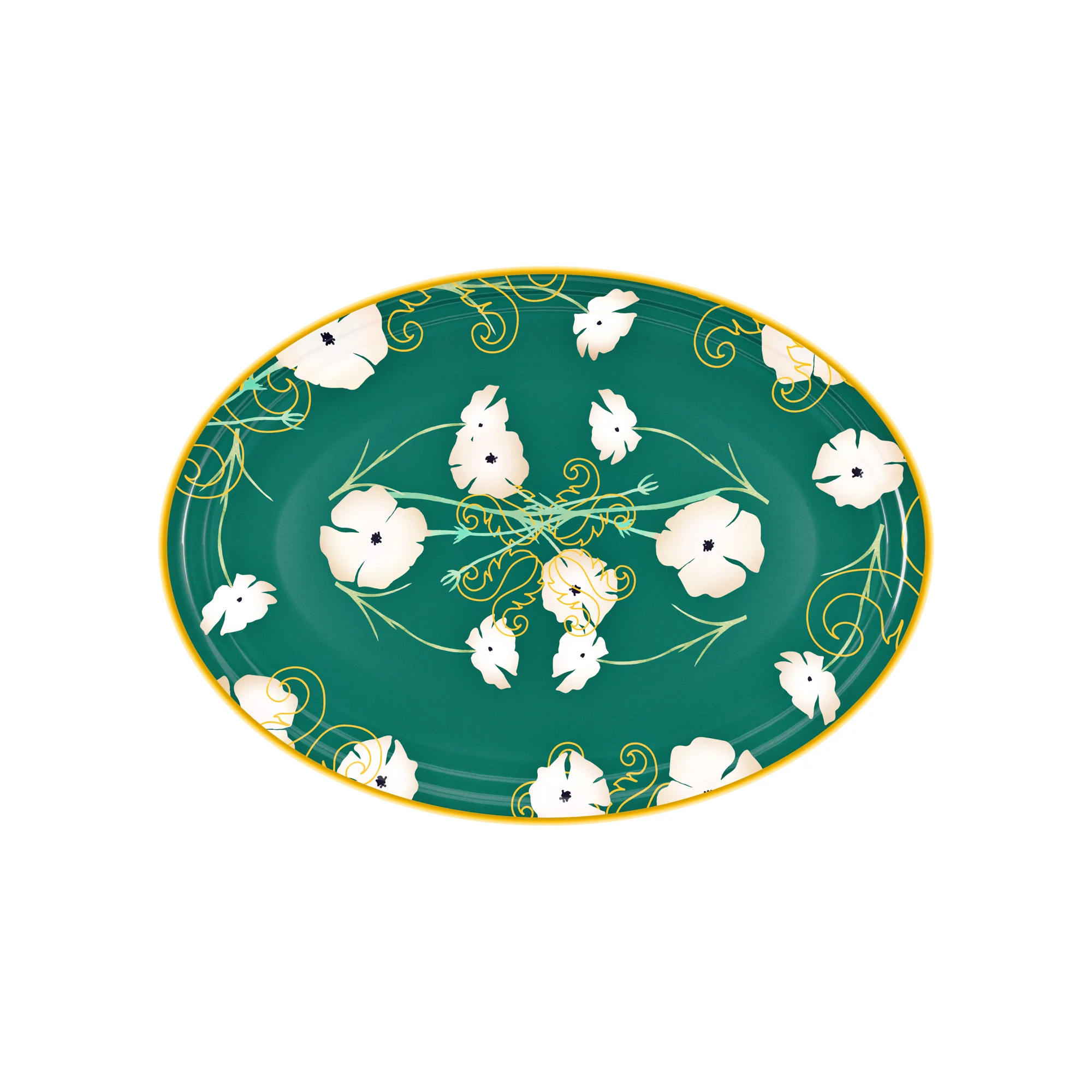 LARGE OVAL TRAY ''FUSION'' - Image 3