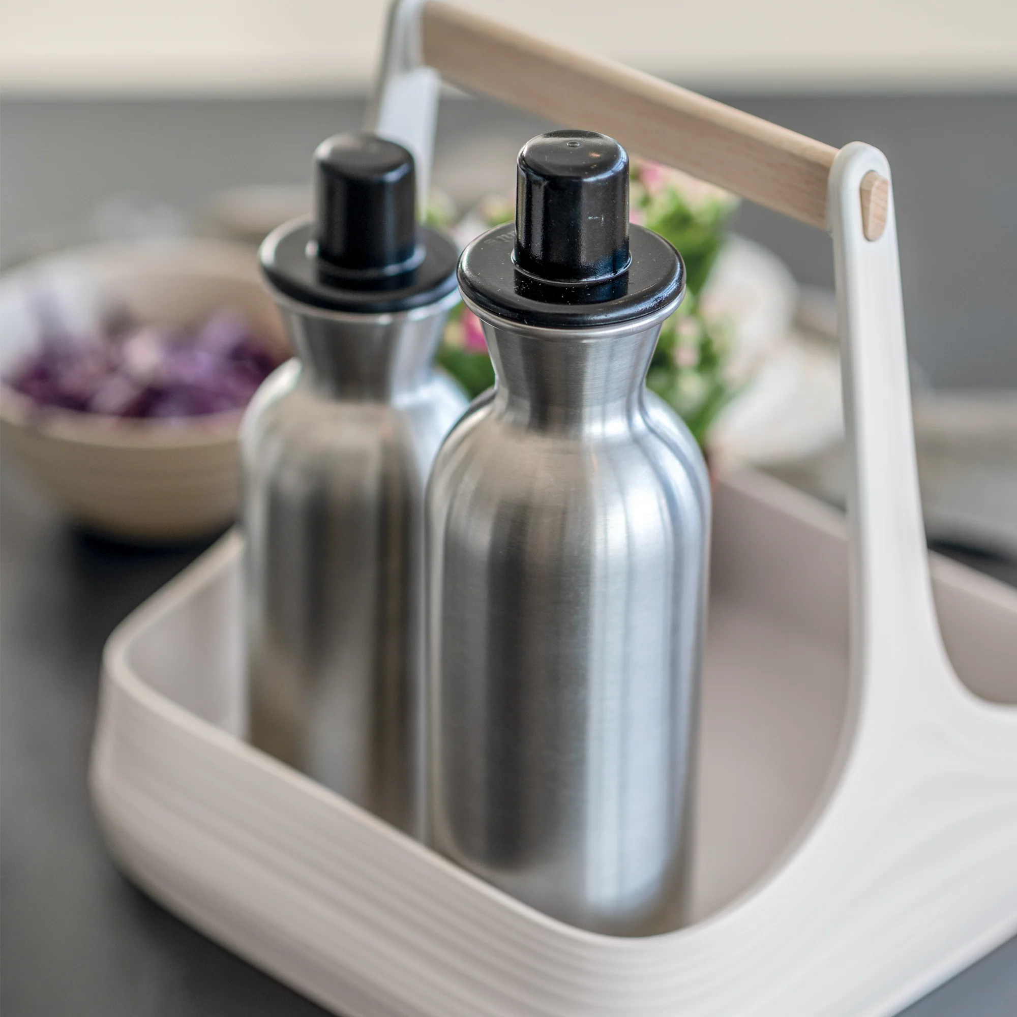 OIL/VINEGAR BOTTLE 'PERFECT DRESSING STEEL EDITION' "PREPARATION" - Image 4