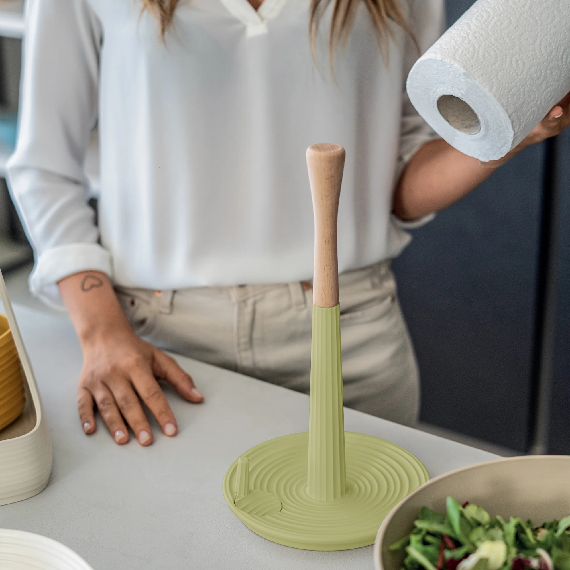 UNIVERSAL KITCHEN ROLL HOLDER 'ROLL&TEAR' "TIERRA" - Image 6