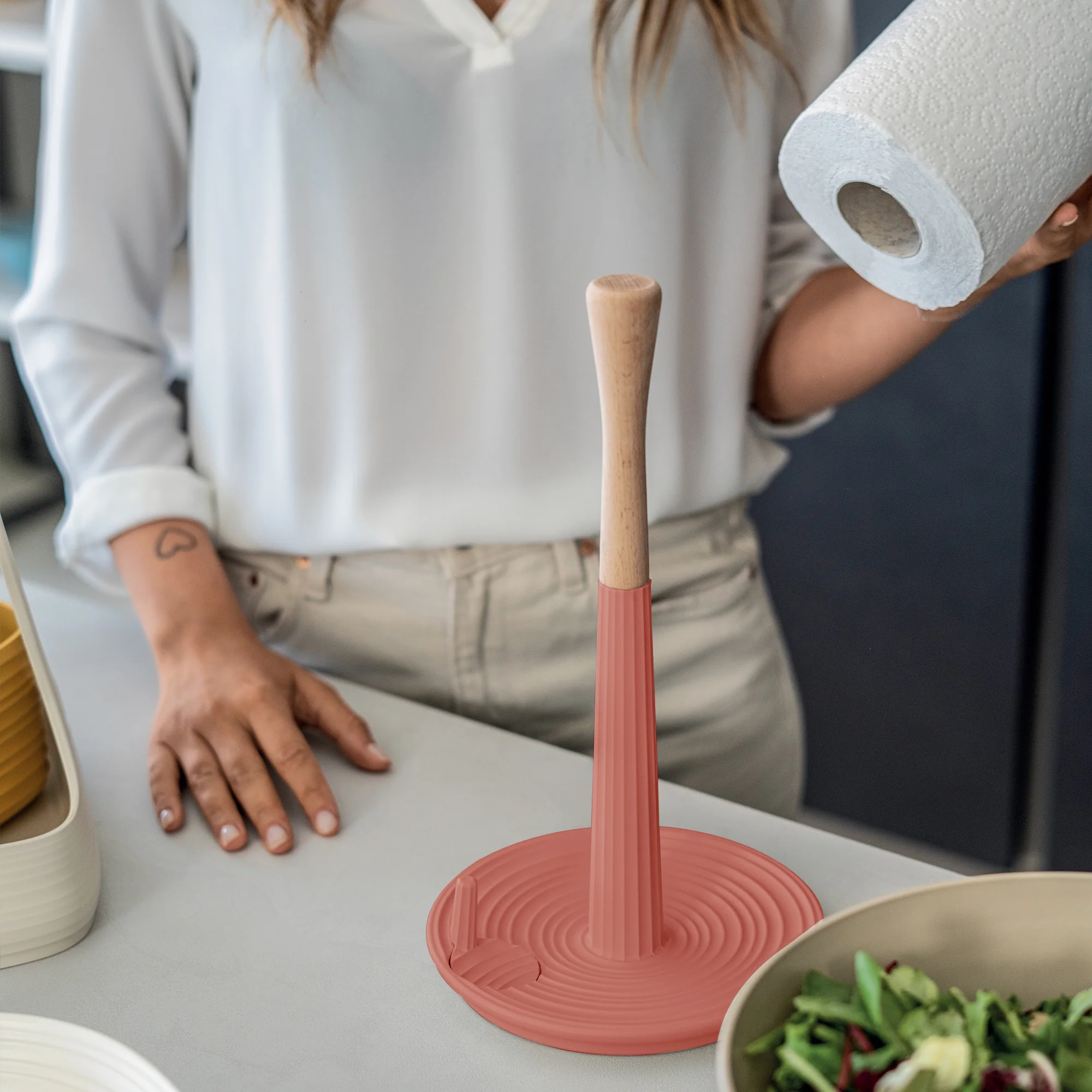 UNIVERSAL KITCHEN ROLL HOLDER 'ROLL&TEAR' "TIERRA" - Image 9