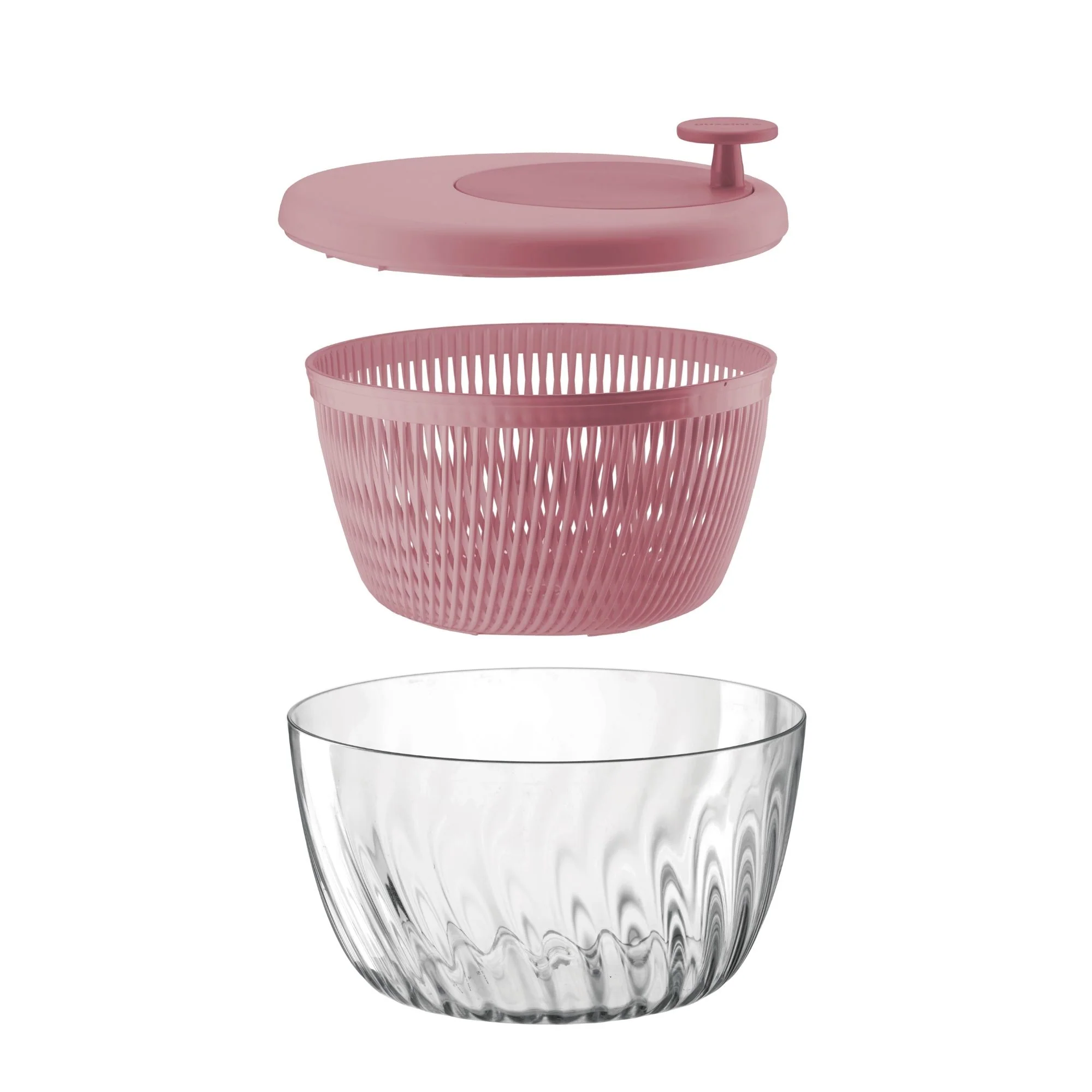 SALAD SPINNER WITH LID  Ø26CM 'SPIN&STORE' "PREPARATION" - Image 5