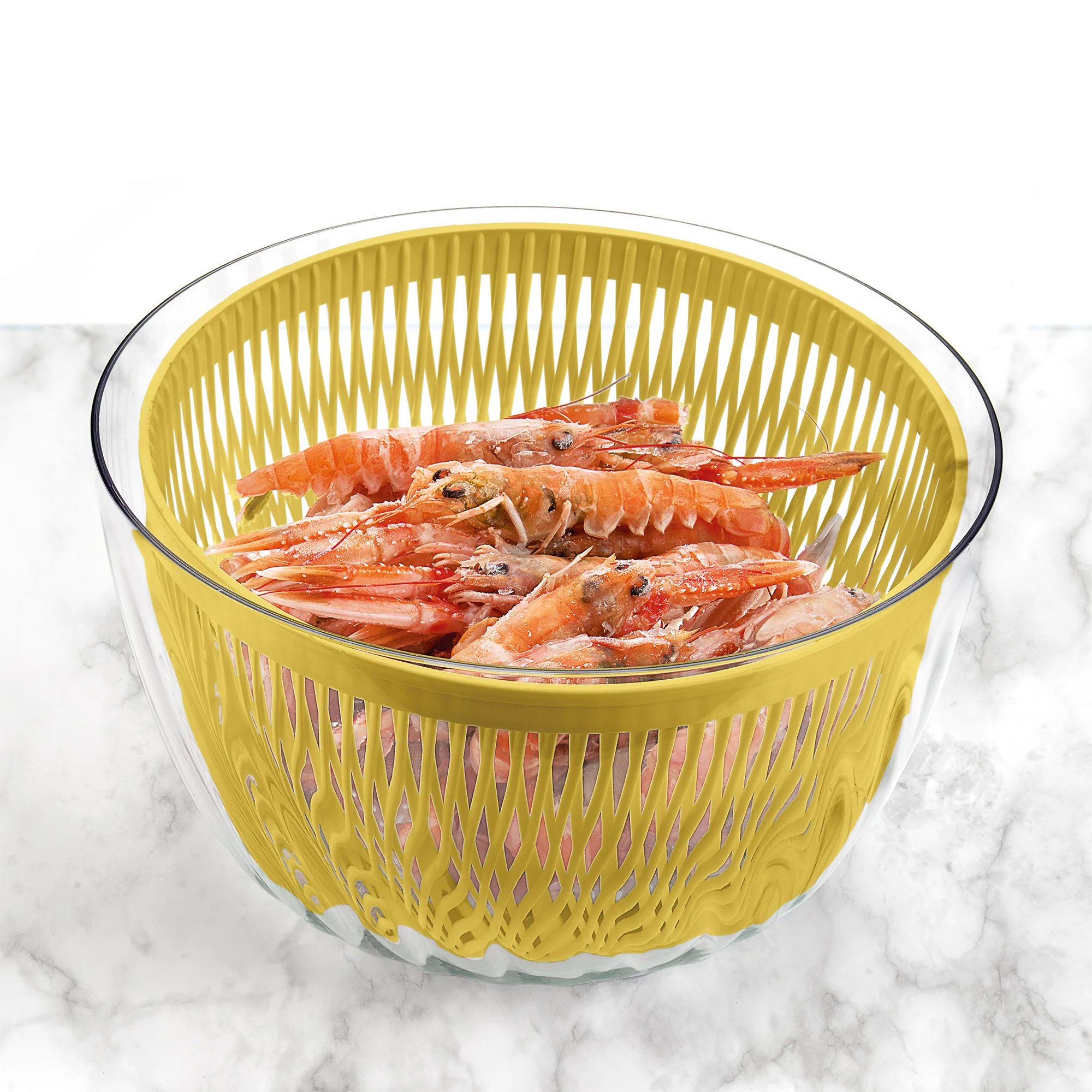 SALAD SPINNER WITH LID  Ø26CM 'SPIN&STORE' "PREPARATION" - Image 10