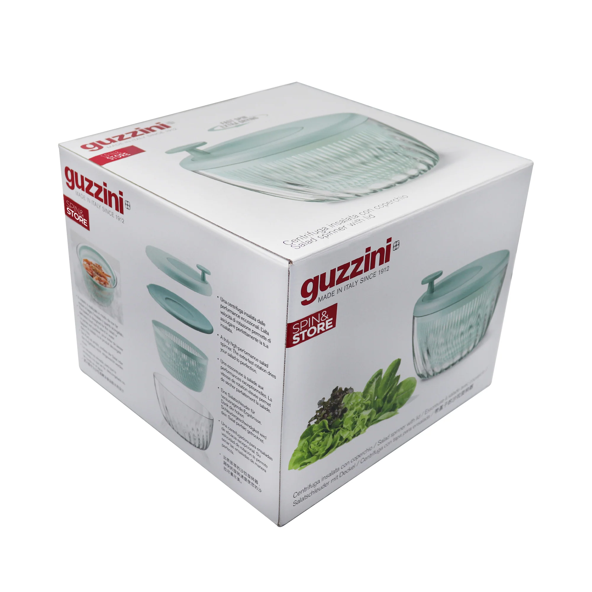 SALAD SPINNER WITH LID  Ø26CM 'SPIN&STORE' "PREPARATION" - Image 17