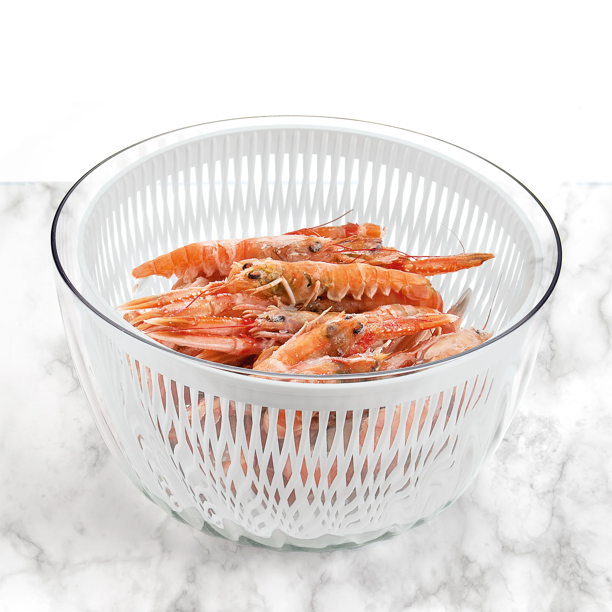 SALAD SPINNER WITH LID  Ø26CM 'SPIN&STORE' "PREPARATION" - Image 21