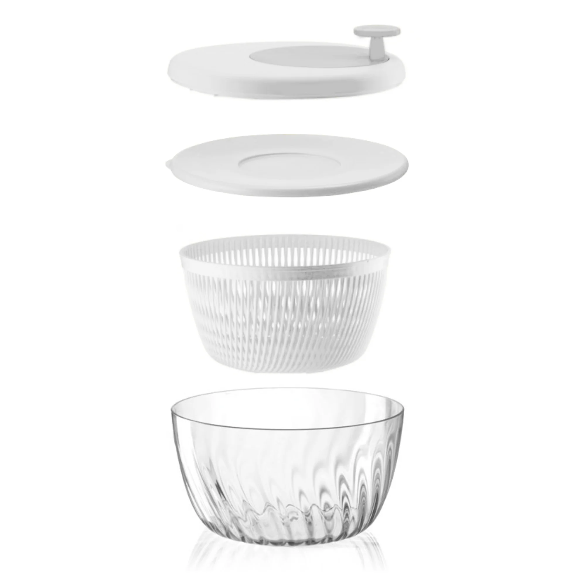SALAD SPINNER WITH LID  Ø26CM 'SPIN&STORE' "PREPARATION" - Image 22