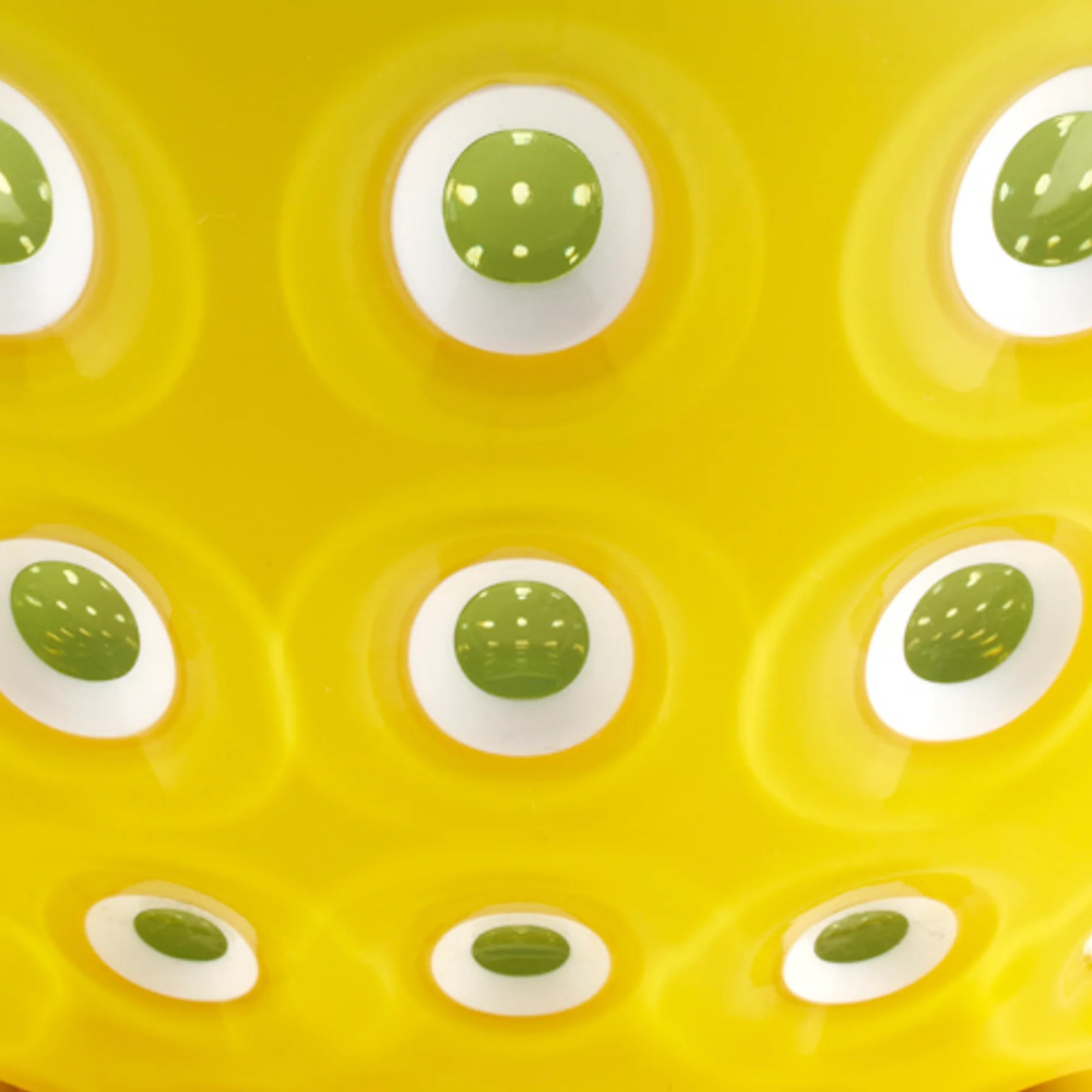 SET OF 2 BOWLS Ø12CM "LE MURRINE" - Saffron yellow/White/Water lily green - Image 2