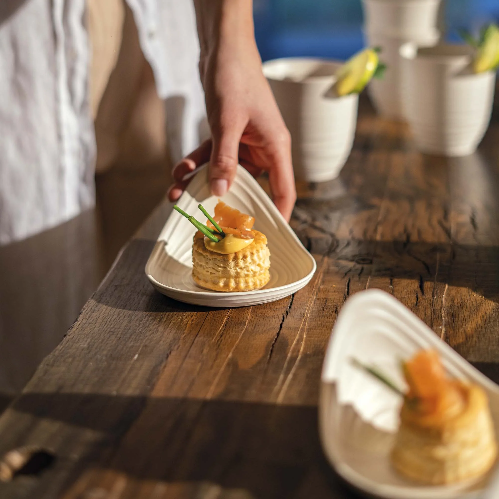 SET OF 2 SNACK DISHES "TIERRA" - Image 3