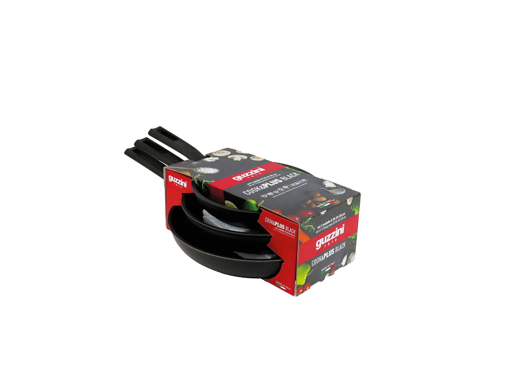 SET OF 3 FRYING PANS ø20-24-28CM ''COOK&PLUS'' - Image 5