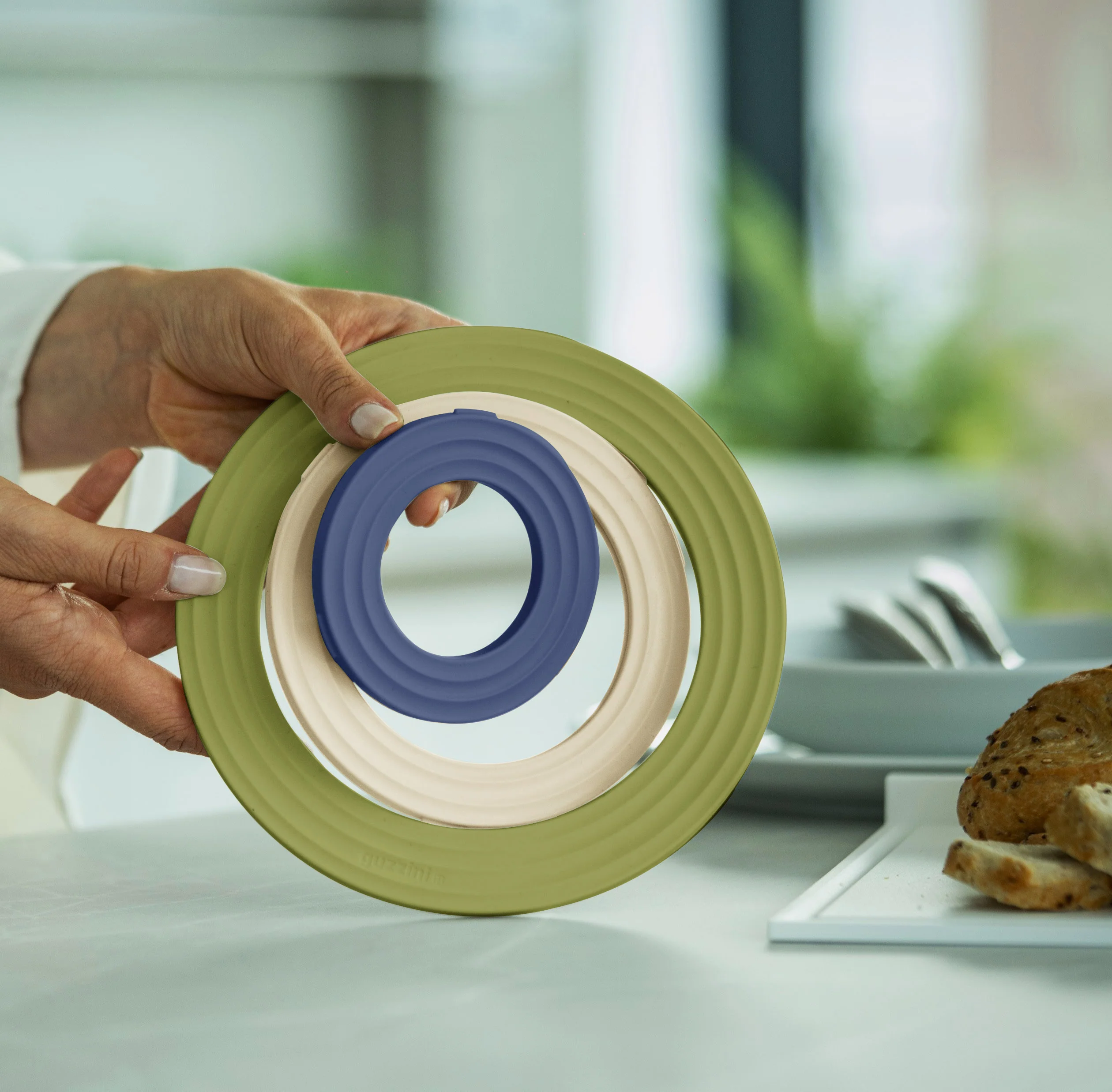 SET OF 3 TRIVETS '3IN1 RING' "TIERRA" - Image 9