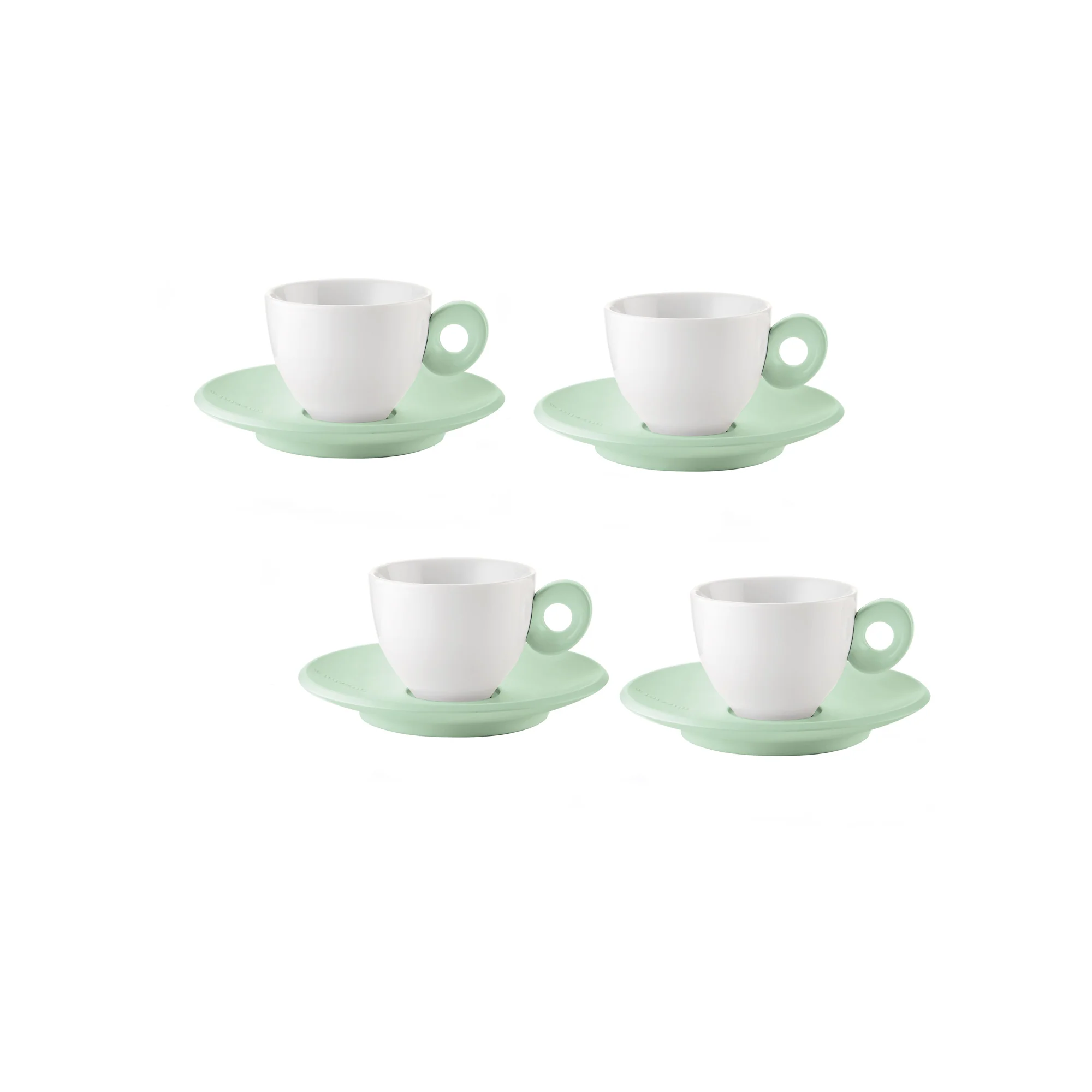 SET OF 4 ESPRESSO CUPS WITH SAUCERS "EVERYDAY" - Image 3