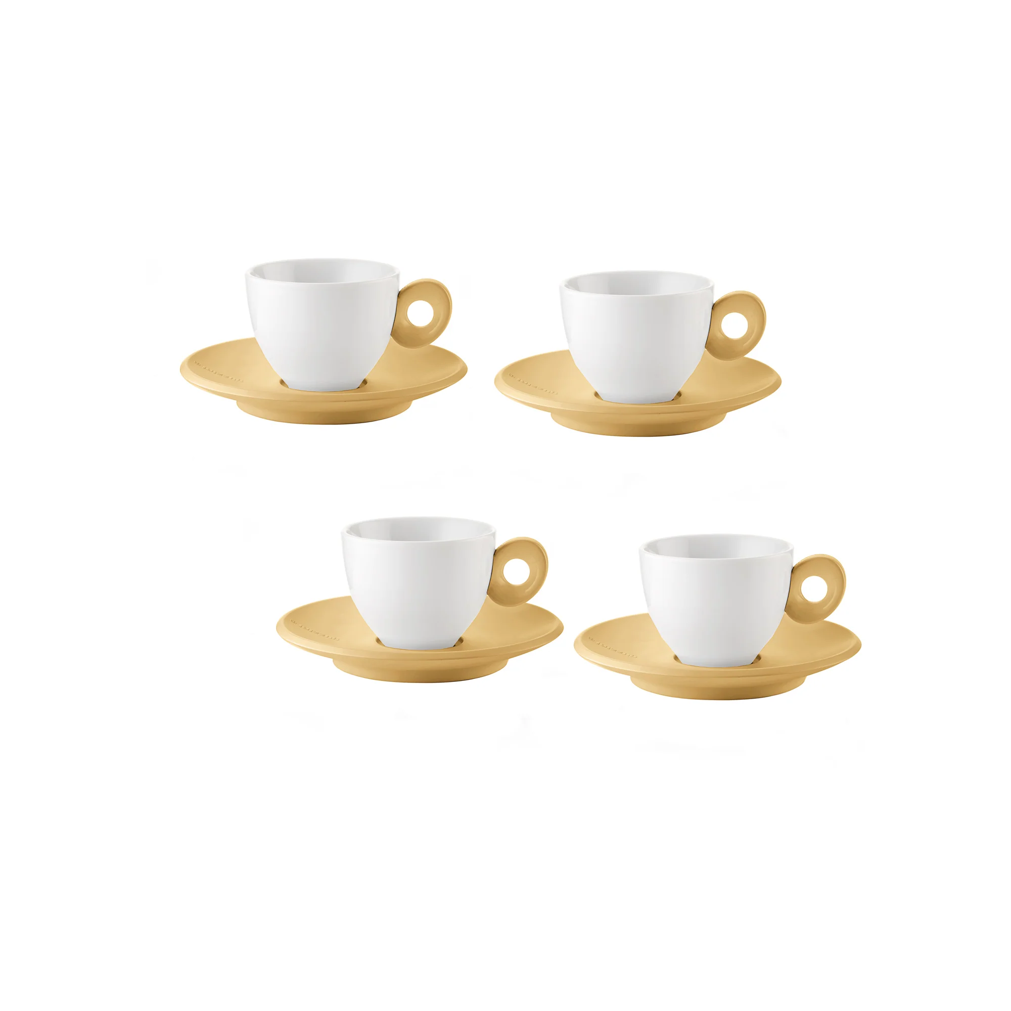 SET OF 4 ESPRESSO CUPS WITH SAUCERS "EVERYDAY" - Image 5