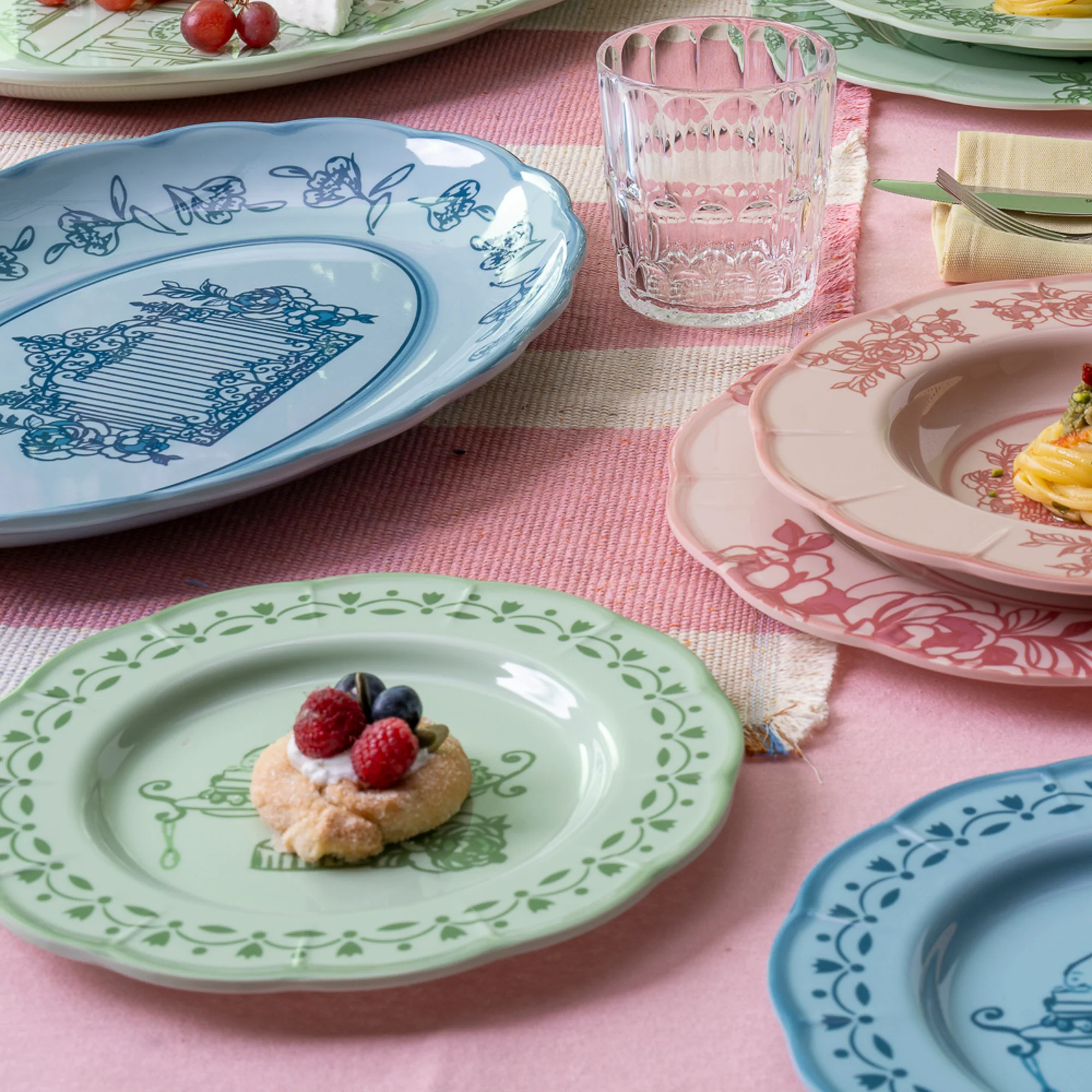 SMALL OVAL SERVING DISH "JOSEPHINE" - Image 3