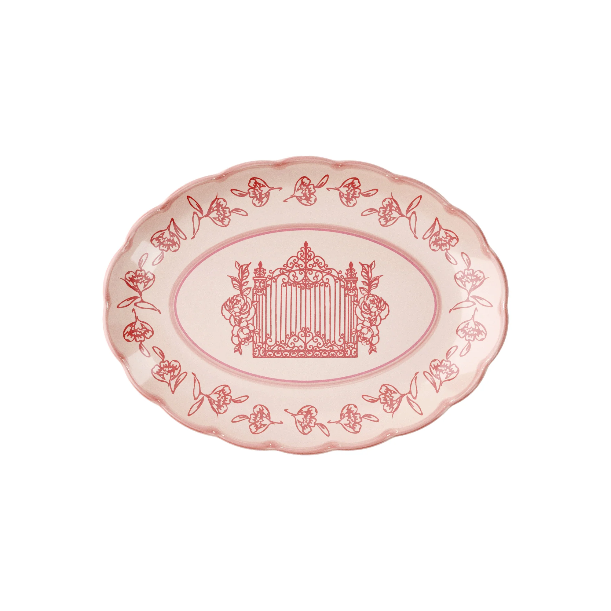 SMALL OVAL SERVING DISH "JOSEPHINE" - Image 6