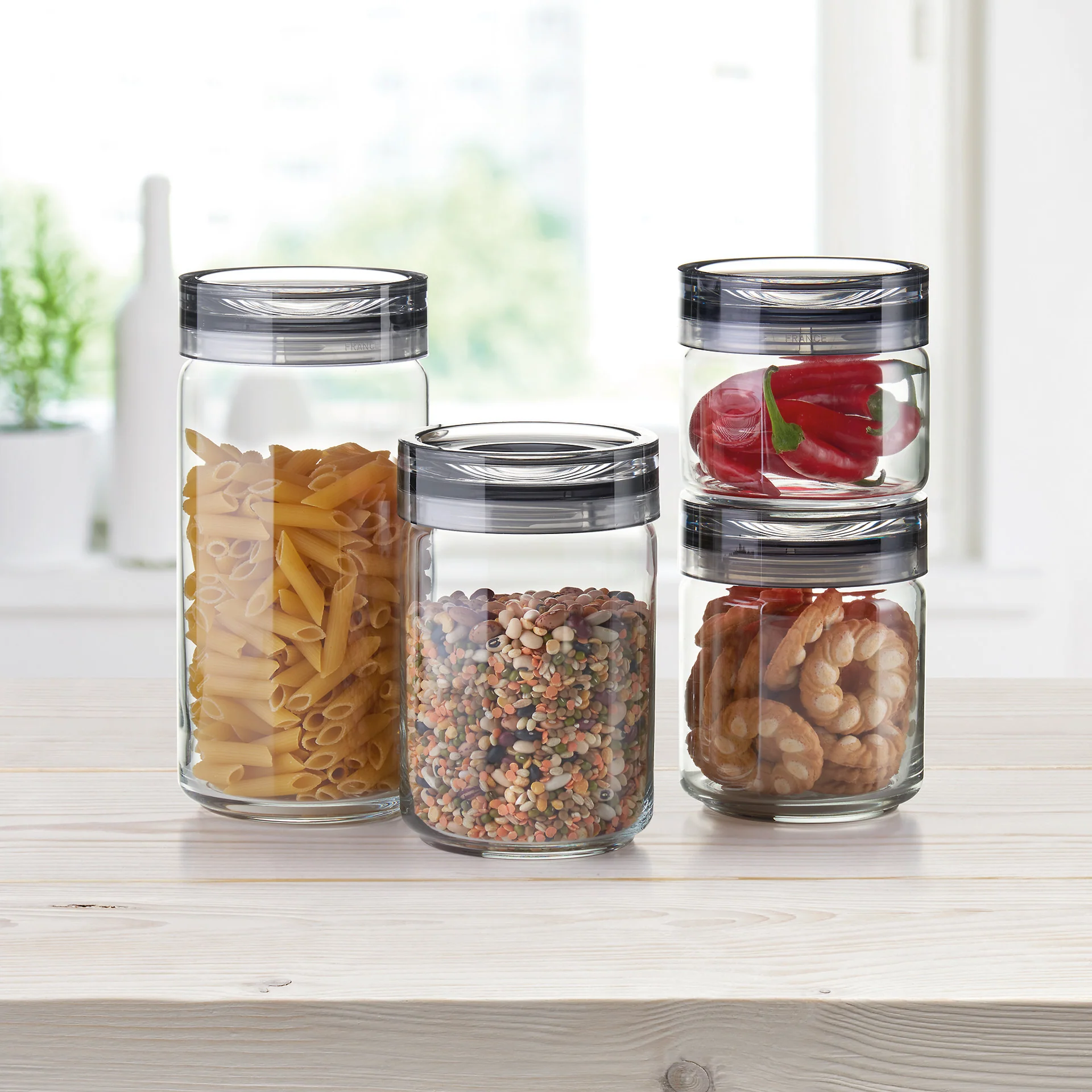 STORAGE GLASS JAR "FOOD STORAGE" - Image 9
