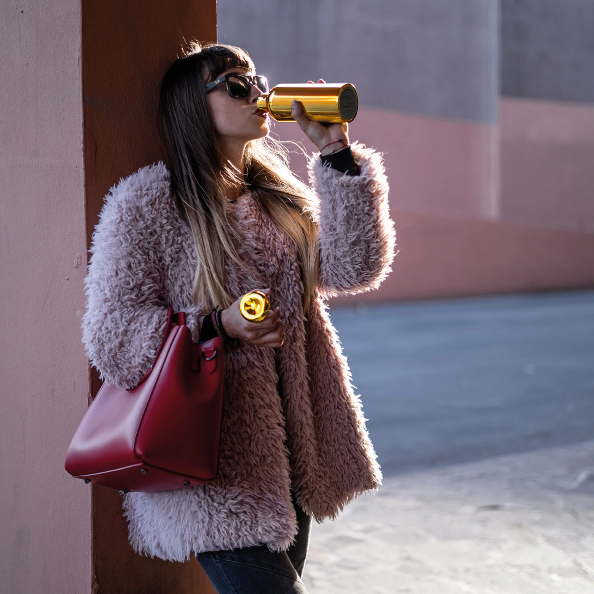 THERMAL TRAVEL BOTTLE 'STEEL' "ON THE GO" - Image 4